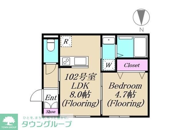 Little forest KAMIKITAZAWAの物件間取画像